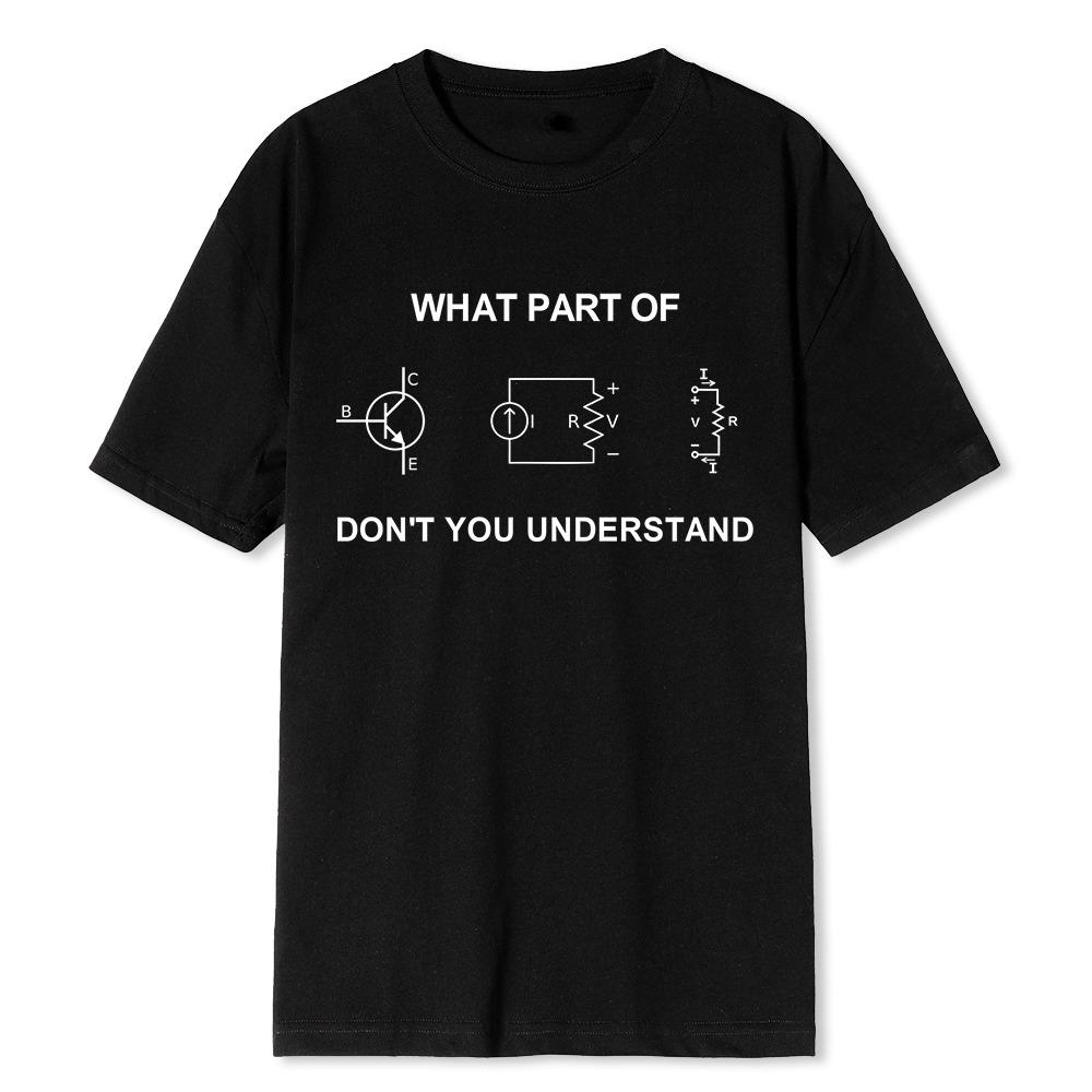 Electronics Circuit Symbols T-shirt XXXXL