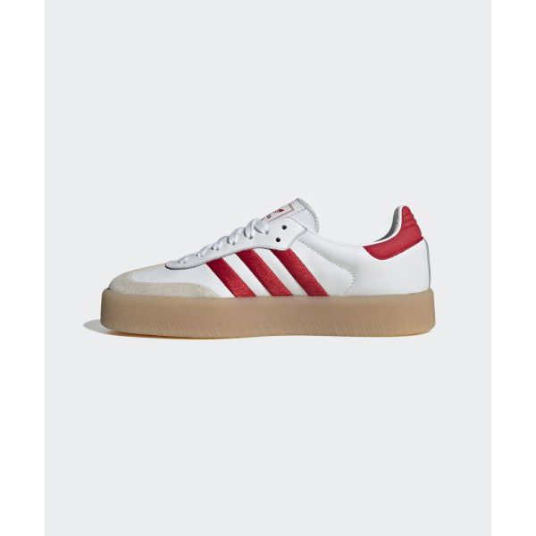 Adidas Sambae White Scarlet Gum Sieviešu
