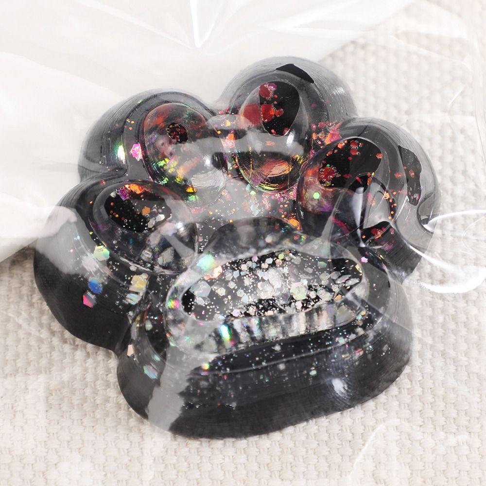 Shiny Cat Paw Squeeze Toy Blingbling Slow Rebound Cat Paw Pinch Toy  Practical Jokes