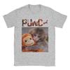 Leisure Punch Monkey Cute TShirts for Unisex Crew Neck Cotton T Shirt Short Sleeve Tees Summer Clothes
