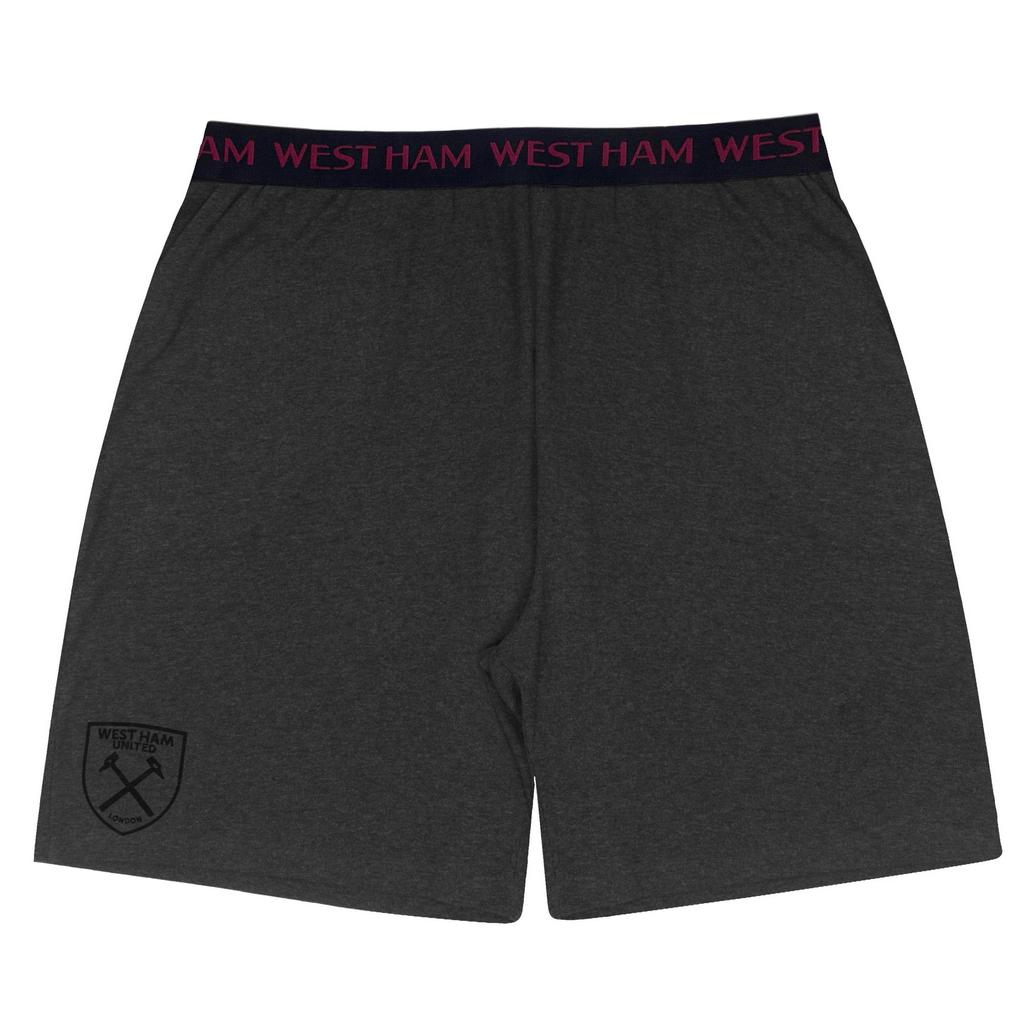 West Ham United FC Mens Short Pajamas Set