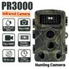 Pr3000 Night Po Trail Camera Kamera myśliwska Wielofunkcyjne nagrywanie wideo Ip54 Wodoodporna 32mp Outdoor 1080p