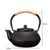 Qfmr Iron Nanbu Iron Rust Induction Cooker Can be Used on Direct Tea Ceremony Cast Suitable for Tea and Restaurants Teapot, Ironware, Unenameled,