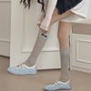 Women's Spring and Summer Thin Solid Color Ballet Style Boneless Pile Socks