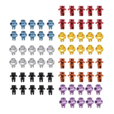 10Pcs Car Wheel For Auto Caps Rivets Lip Screw Tires Replacement