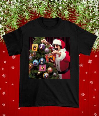 NEW HOT! Frank Zappa Merry Christmas Black T Shirt All Size S-5XL TA497 Unisex T-Shirt
