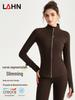 LAHN Women's Long Sleeve Quick Dry Slim Fit Yoga Jacket - Autumn/Winter Athletic Wear