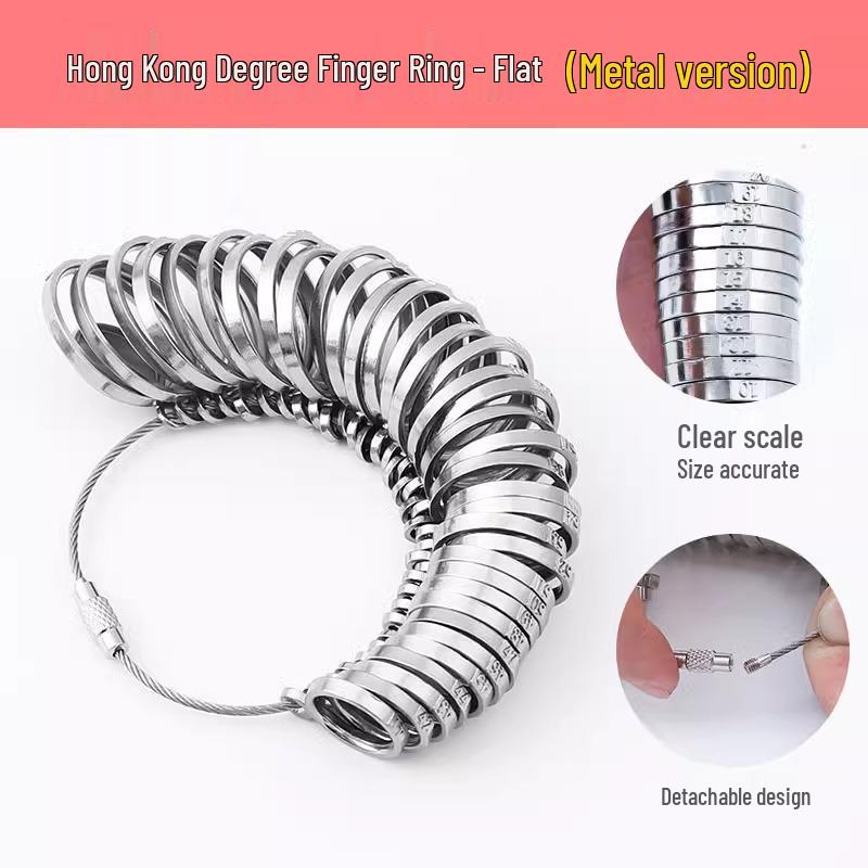 

Гонконгский кольцемер - Инструмент для измерения пальца для точного размера кольца