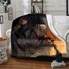 Custom 1pc Devil May Cry: Netflix Series Blanket, Soft And Comfortable Blanket, Casual Warm, Camping Travel Blanket, Birthday Gift Q91230