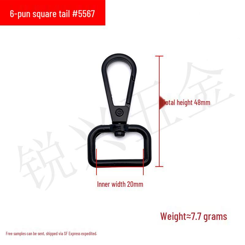 Zinc Alloy Metal Dog Leash Buckle and Luggage Strap Hook