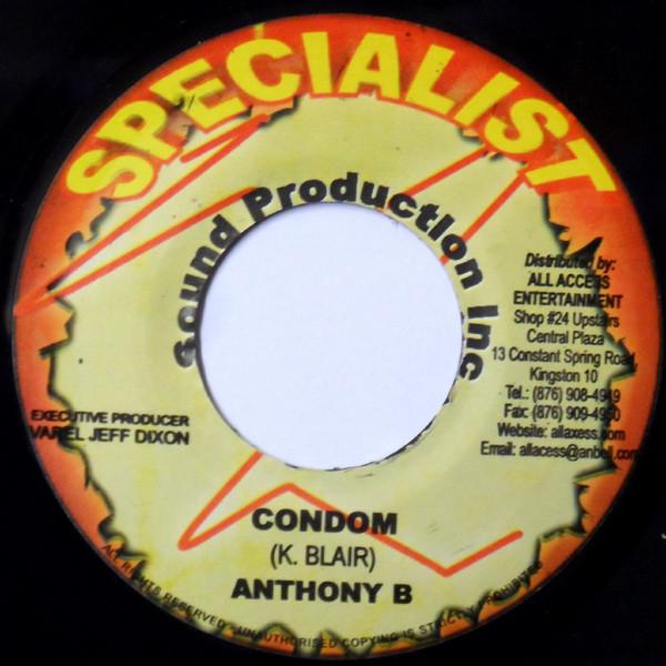 

7inch Record ANTHONY B PRINCE FABULOS Condom Loving You Want NONE SPECIALIST SOUN Jamaica Reggae Ska Dub Used