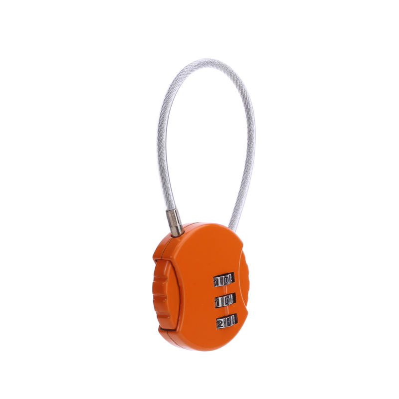 Password Lock Steel Wire Rope Password Locks Padlock Luggage Bicycle Spherical Locks Cartoon Password Padlocks