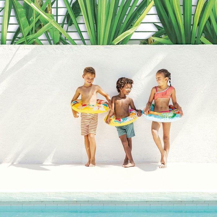 Intex 59242NP Bouée Ocean Reef Transparent - Blanc