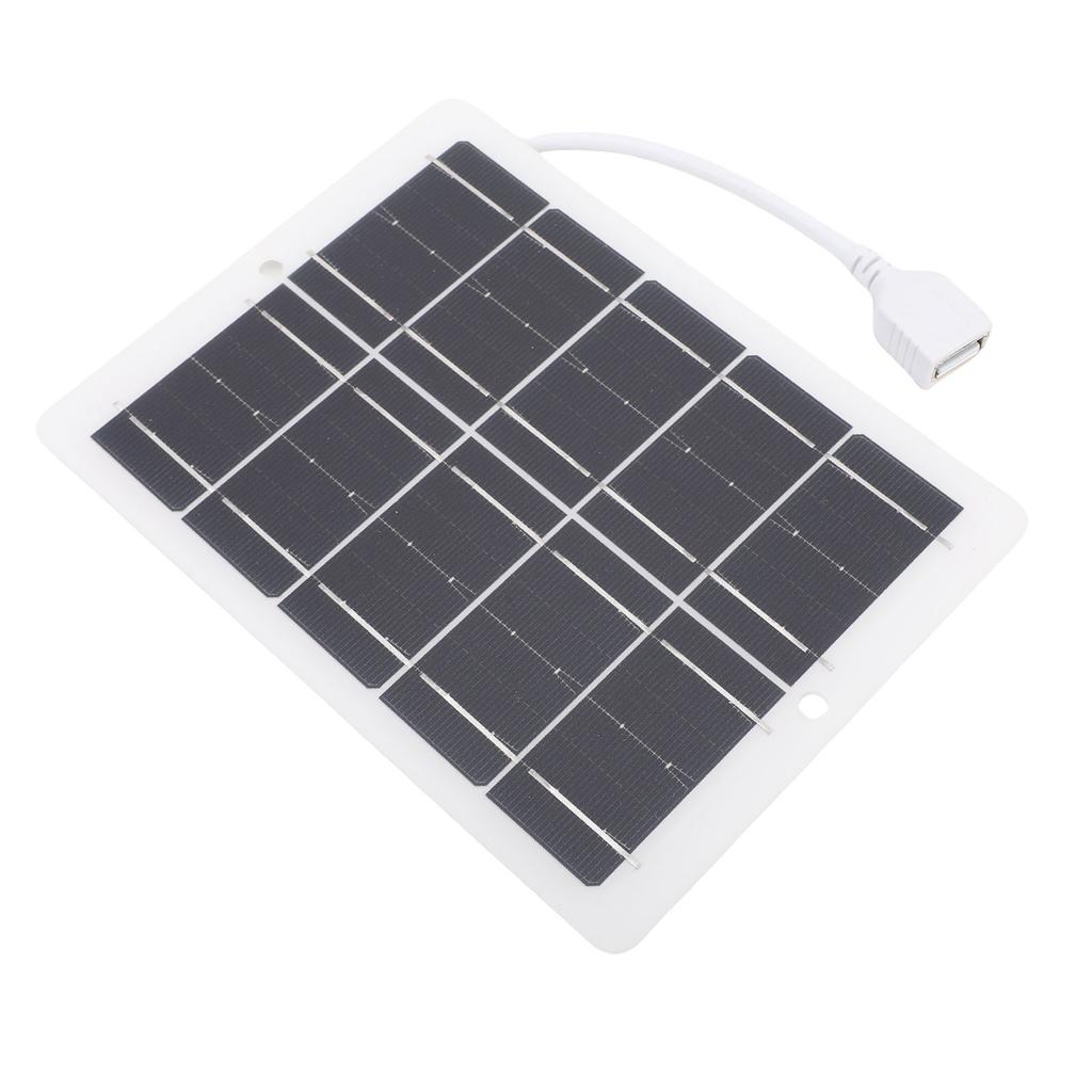 Solar Panel 3W 5V High Efficiency Multi Purpose USB Solar Panel Charger for Mobile Phone Tablet