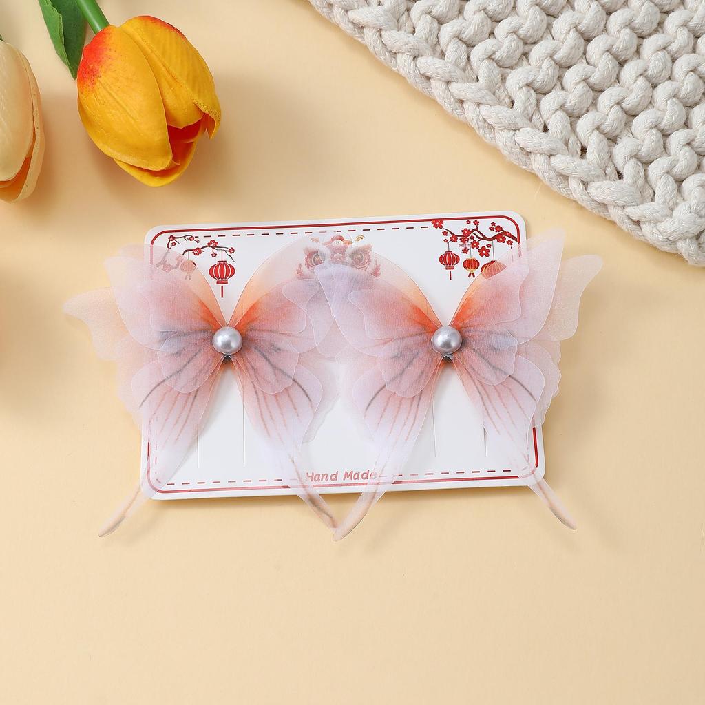 Elegant Butterfly Hair Clip - Exquisite Hanfu Style for Girls