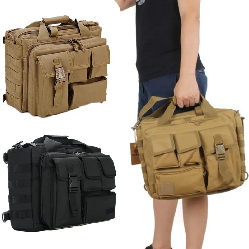 New Backpack Strategic Nylon Messenger Shoulder Bag Laptop Handbags Briefcase Outdoor Multifunction Wear-resistant Climbing Bag