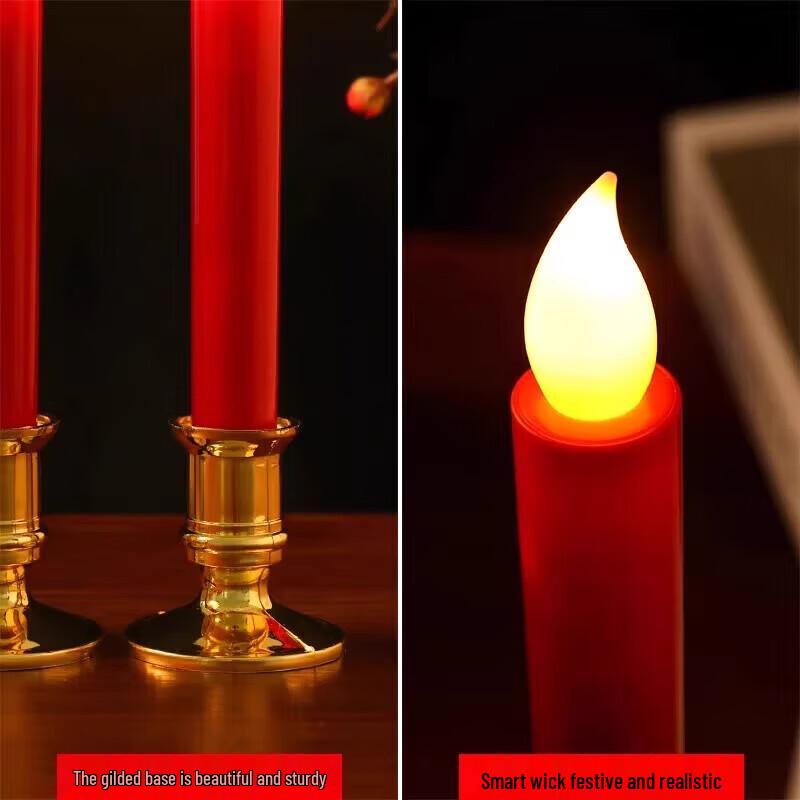 DASKSHA Electronic LED Prayer Candle