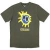 Primal Scream 'Screamadelica' Green Stone Wash T Shirt - NEW OFFICIAL