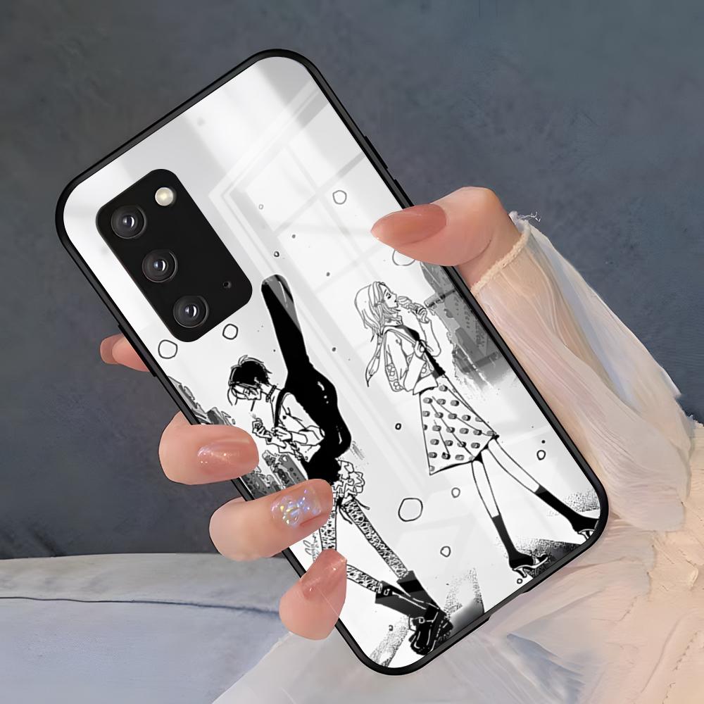 N-Nana Osaki Anime Phone Case For Samsung A25 A13 A33 5G A54 A36 A35 A56 A52 A14 Shockproof Glass Cover