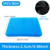 Gel Seat Cushion Summer Breathable Honeycomb Design For Pressure Relief Back Tailbone Pain for Home Office Wheelchair Chair Cars