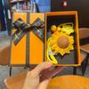 Handmade Crochet Sunflower Keychain - Teacher's Day Gift, Thank You Souvenir