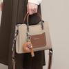 Love Sea Cowhide Leather Handbag, Casual Shoulder Bag, Crossbody Bag