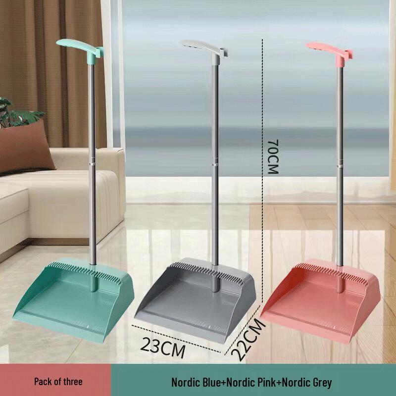 Ally 2025 Soft Broom and Dustpan Set