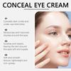 Zephoco Banana Conceal Eye Cream 15g, Under Eye Concealer for Dark Circles & Blemishes, Moisturizing Nourishing Cream, Light Non-Greasy Makeup