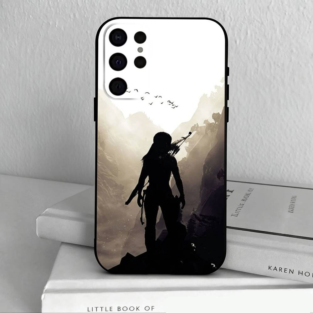 HOT T-Tomb Raider L-Lara Croft  Phone Case For Samsung S25,S24,S21,S22,S23,S30,Ultra,S20,Plus,Others Soft Black Case