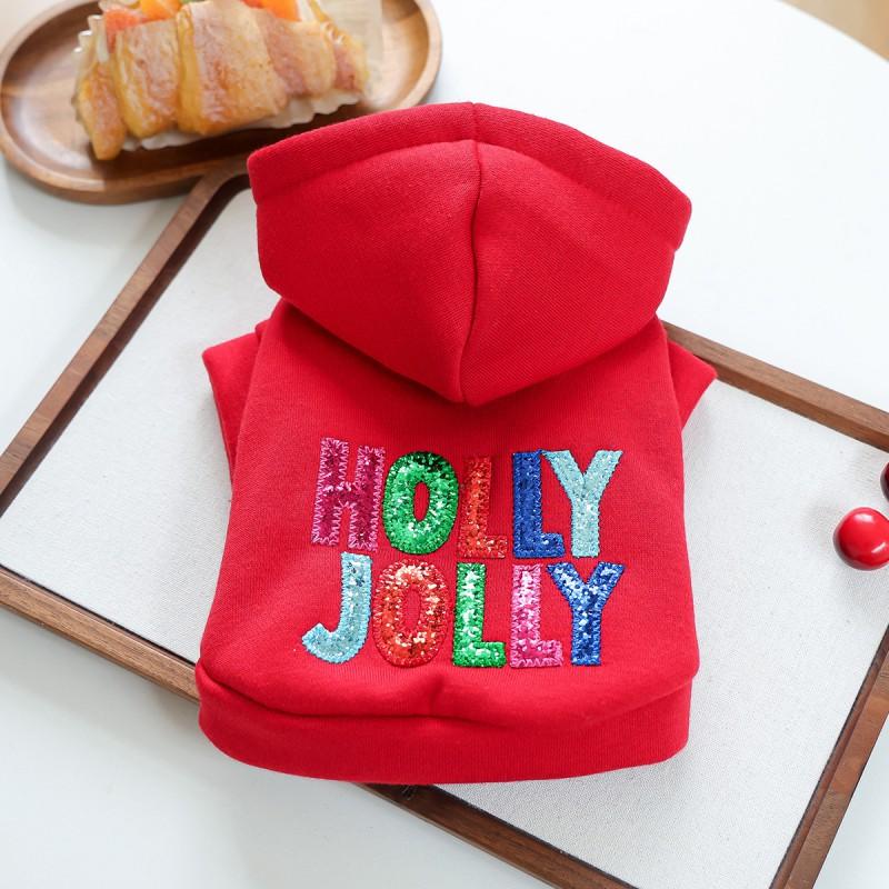 PETCIRCLE Dog Christmas Sweatshirt Small Puppy Warm Festive Costume