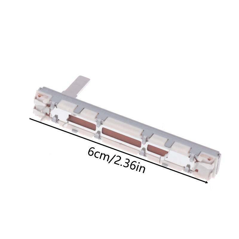 1/2Pcs 60Mm Straight Slide Potentiometer 6 Pin High Precision For Audio Mixer Amplifier Diy Audio Equipment
