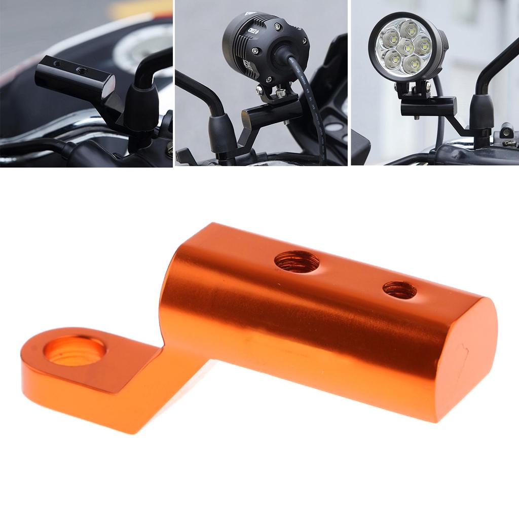 7/8' Universal Motorcycle Rearview Mirror Extender Expansion Bracket Adapter Holder Mount Handlebar Extension Stands Support