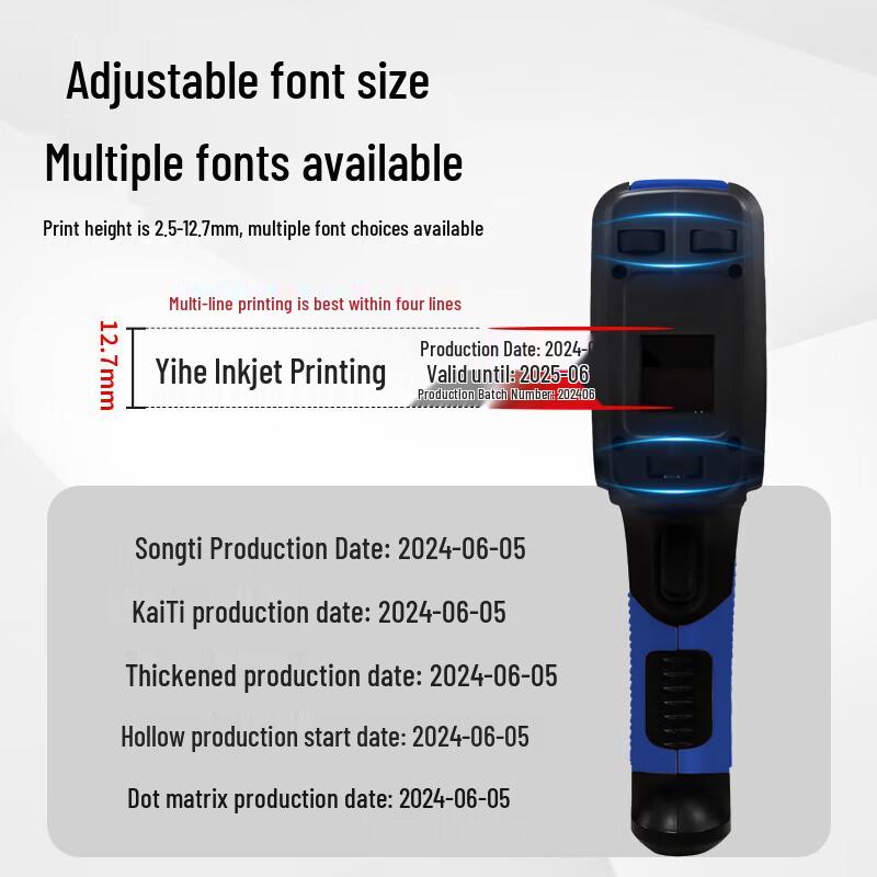 YIHERO Handheld Intelligent Inkjet Printer