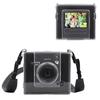 HIYQIN Clear Case for Fujifilm Instax Wide EVO 2-in-1 Hybrid Instant Film Printer Camera, Clear Cover Protective Shell with Shoulder Strap