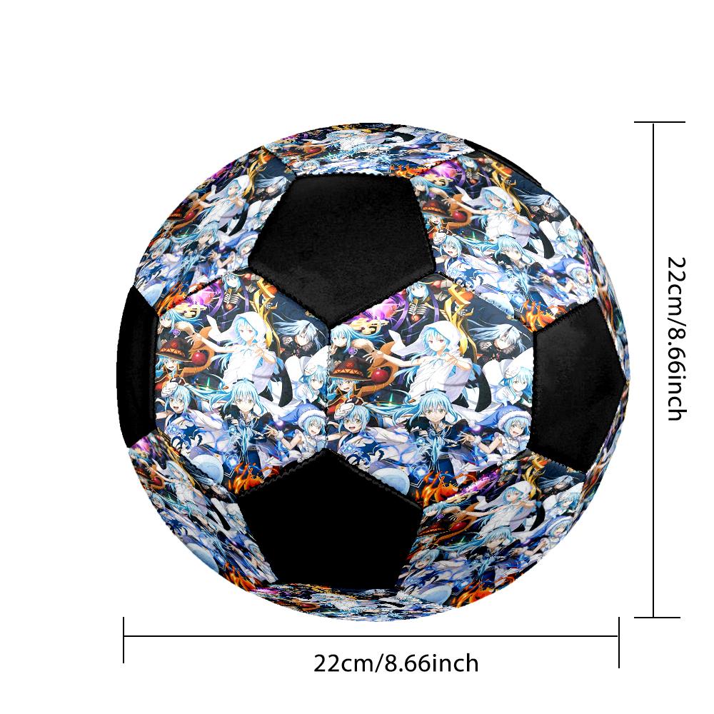 Pallone da Calcio Colorato Cucito a Macchina PVC Misura 5 Pronto per Allenamento di Squadra e Competizione Resistente Alto Rimbalzo Raffreddamento Regalo Sportivo