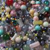 50g Colorful Glass Mixed Beads Multi-shape Loose Spacer Beads for DIY Necklace Bracelet Phone Chain Jewelry Making Accessories