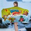 Cute Cartoon Super Zings Microfiber Blanket Quick Drying Beach Towels Oversized Printing Super Absorbent Pool Towel Blanket