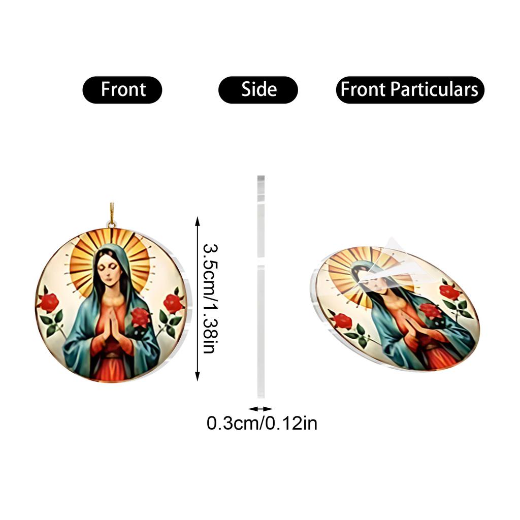 2D Flat Acrylic Mystery Box 24pcs Pendant With Airplane Box Funny Christmas Countdown Calendar
