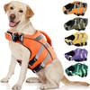 Pet Dog Life Vest Swimming Safety Jacket Outdoor Water Activities Small To Extra Large Sizes