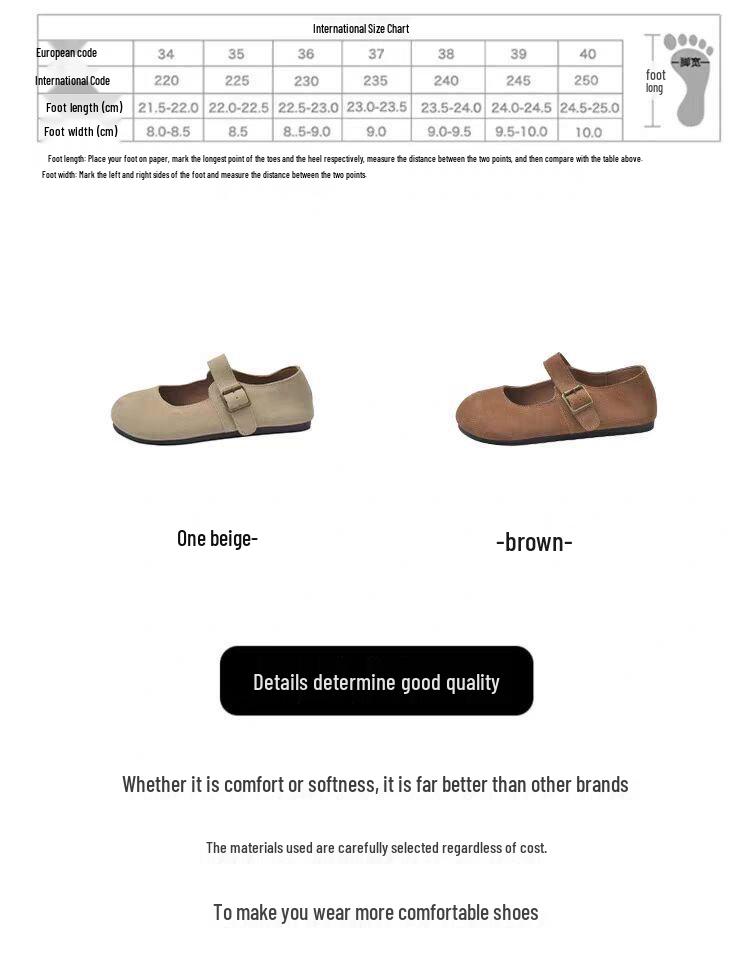 2025 New French Mori Style Women's Round Toe Moccasins - Retro, Versatile, Soft Sole, Non-Slip Fashion Flats