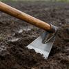 All-Steel Weeding & Cultivating Hoe Triangular Blade Multi-Purpose Farming Hoe Versatile 2-In-1 Use for Soil Tilling & Ridging