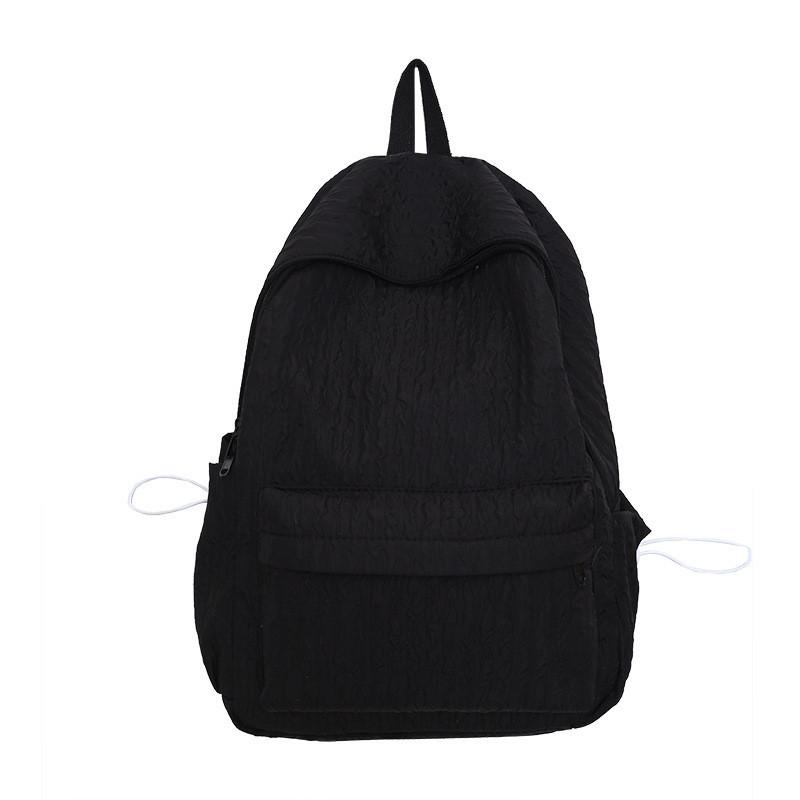 Ins Style Teen Girl School Backpack Breathable Lightweight City Simple Backbag