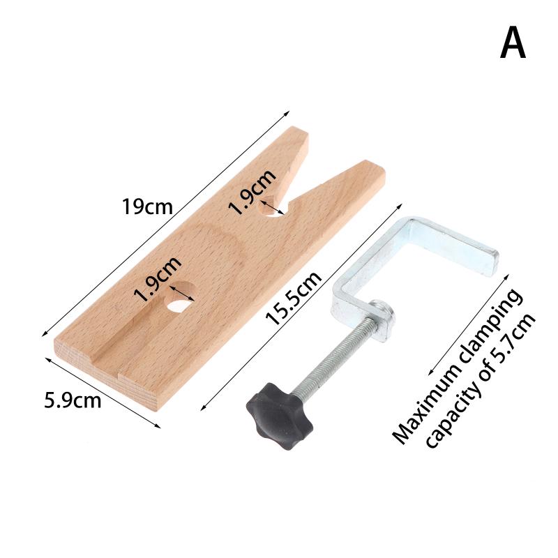 1Set Bench Pin Clamp V-Slot Bench Vise Fixing Clip For Workbench Wooden Workholding Devices Adjustable Jewelry Clamp Tool