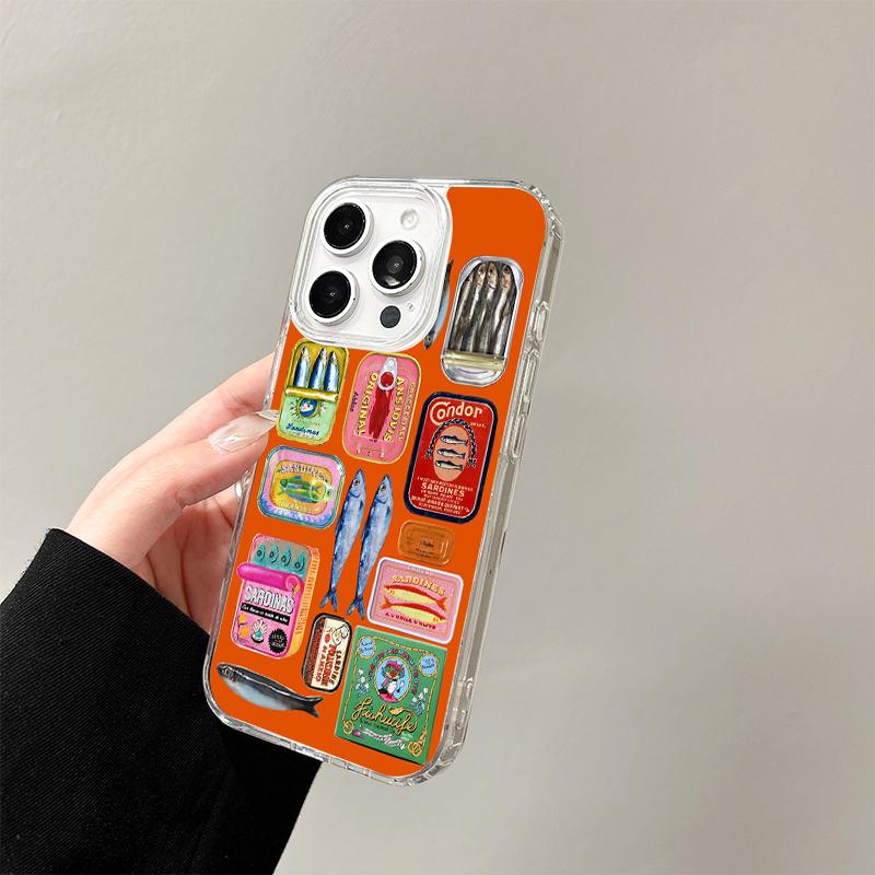 Sardine Tin Magnetic Case for Samsung Galaxy S26 Ultra S25 Edge S24 Plus S23 FE A57 A56 A55 A54 A36 A35 A17 A16 A15 A07 Cover