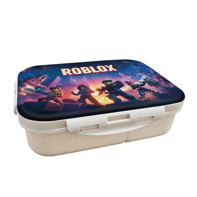 Anime Rajzfilm Roblox Mintás Búzaszalma Ebéddoboz