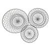 Foldable Triple Fold Fruit Basket Nordic Snacks Storage Basket  Desk Decoration