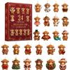2026 24-Day Highland Cow Advent Calendar - Christmas Countdown Gift Box with Collectible Mini Acrylic,Festive Holiday Home Decor