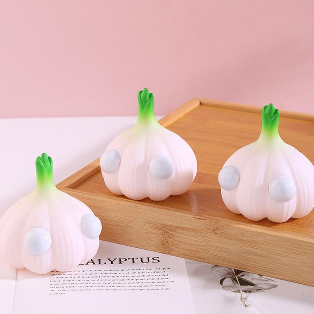 Squeeze Toy Garlic Shape Eyes Popping Toy Eyeballs Holding Sensory Toy Pressure Release Toy Eyes Popping Funny Gift