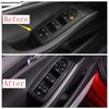Car Inner Door Armrest Window Glass Lift Switch Button Panel Cover Trim Accessories For Mazda 3   - 2025 / CX-30  - 2025