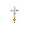 Crystals Star Dangled Belly Button Rings Stainless Steel Dainsty Zircon Navel Ring Belly Piercing Body Jewelries